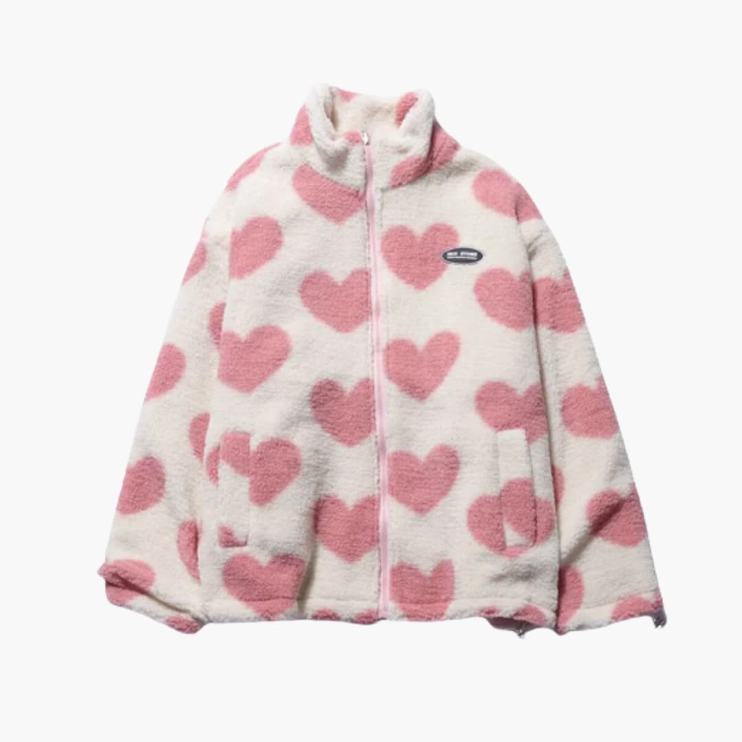 Anni | Double-Sided Heart Coat