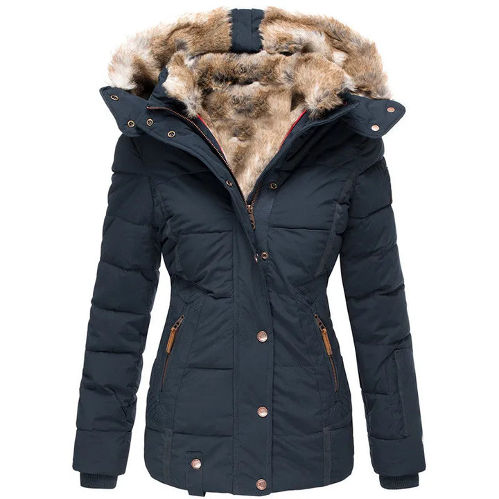 Aisa™ - Warm winter coat with fur lining