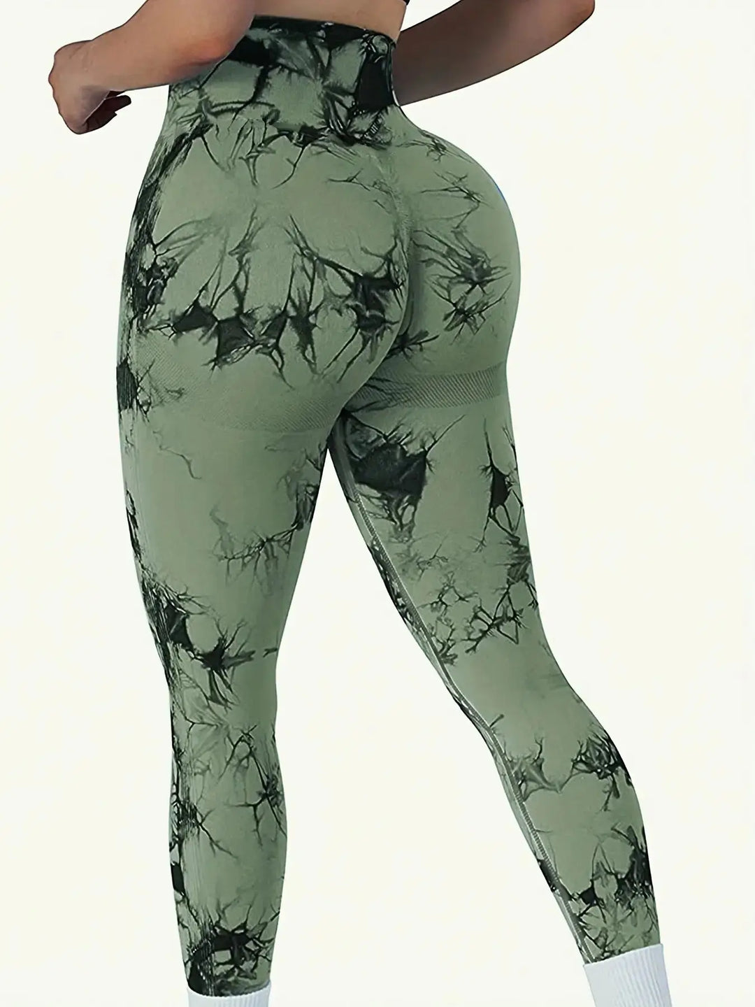 AuraFit™ Seamless Tie-Dye Leggings