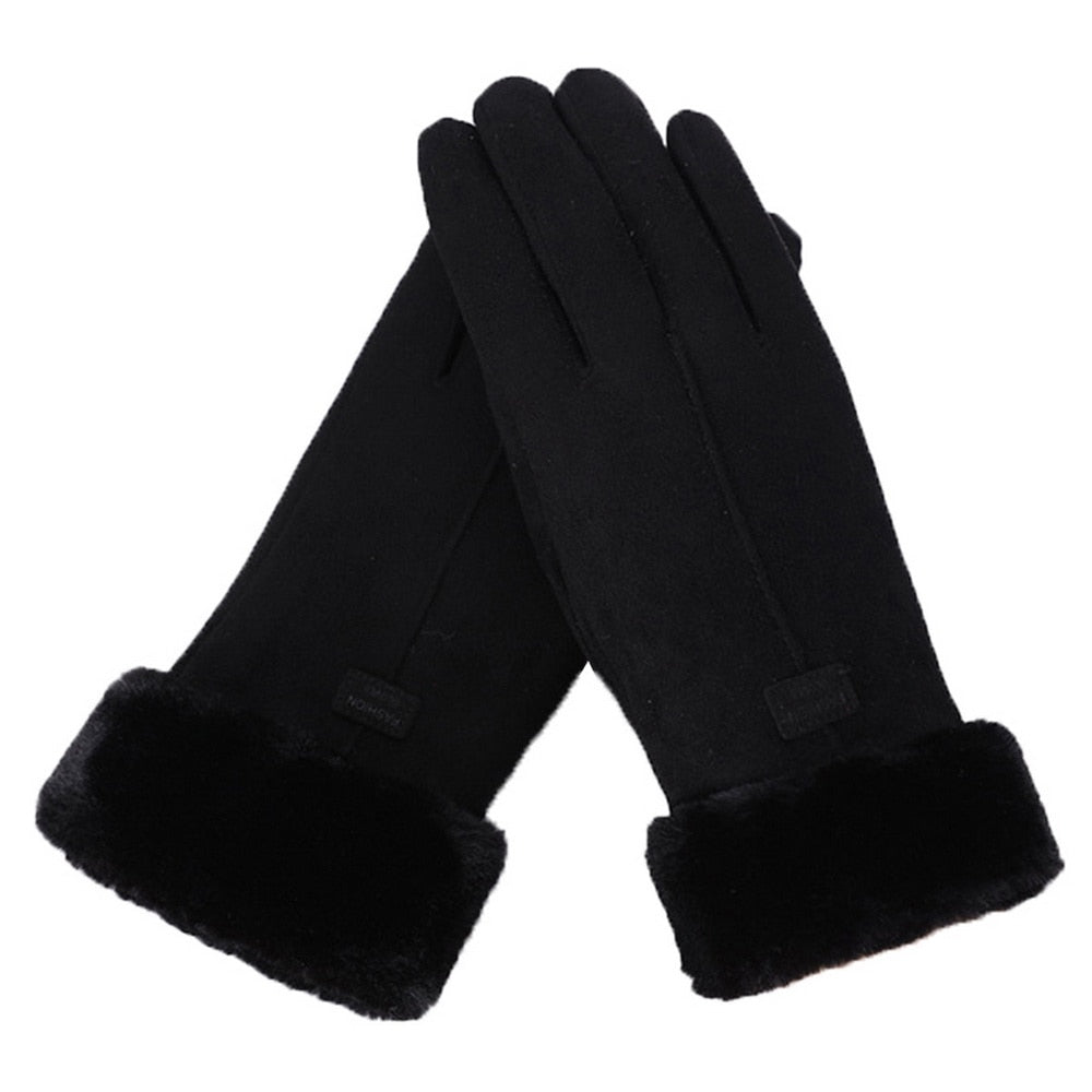 Warm winter gloves for women