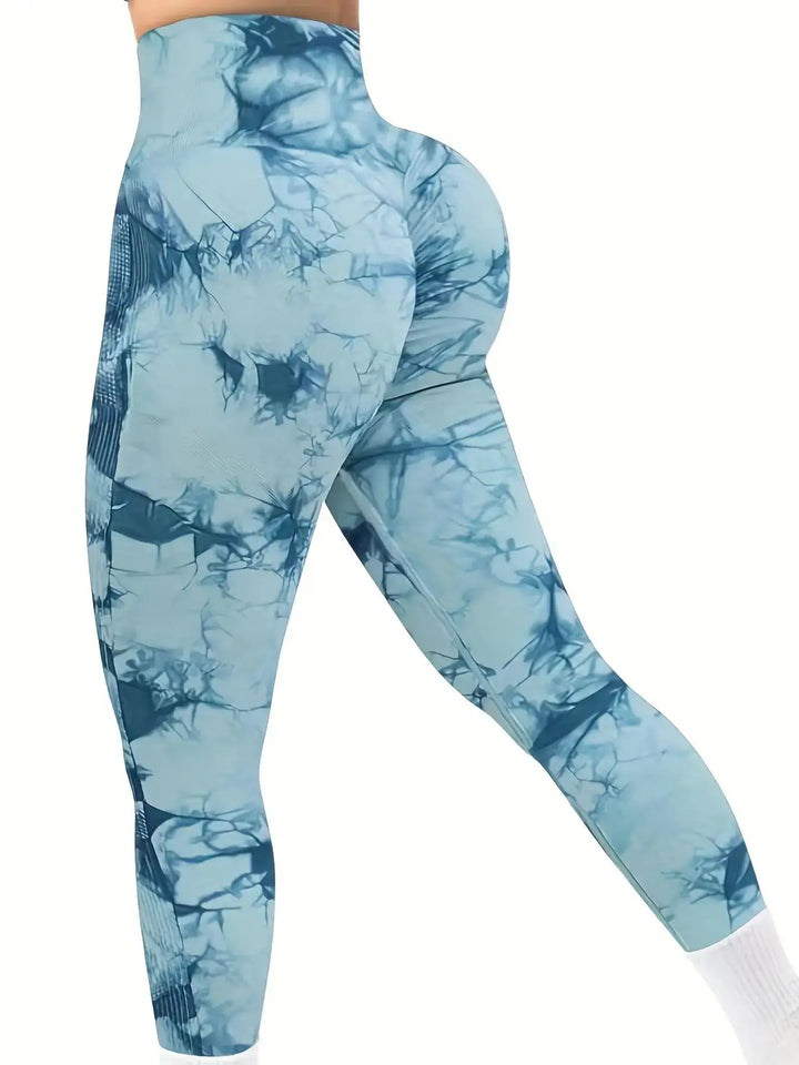 AuraFit™ Seamless Tie-Dye Leggings