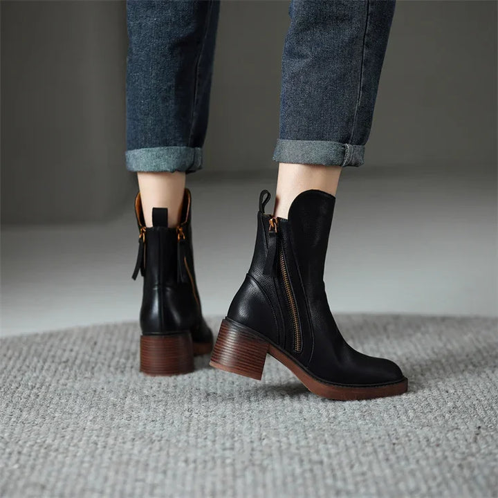 Tresa™ | Elegant Leather Boots