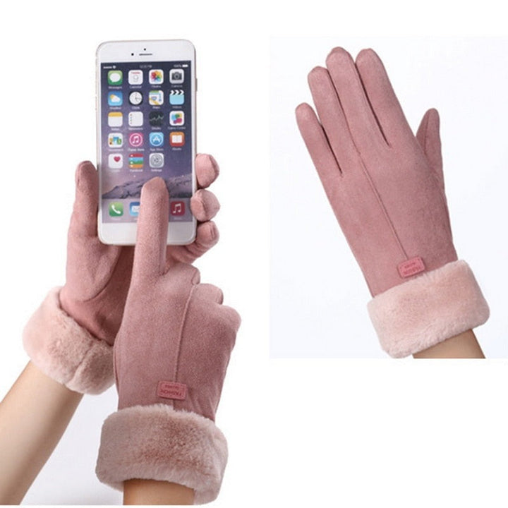 Warm winter gloves for women