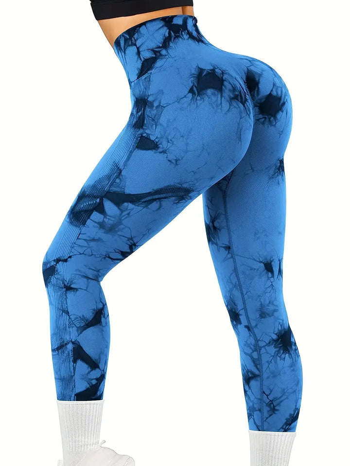 AuraFit™ Seamless Tie-Dye Leggings