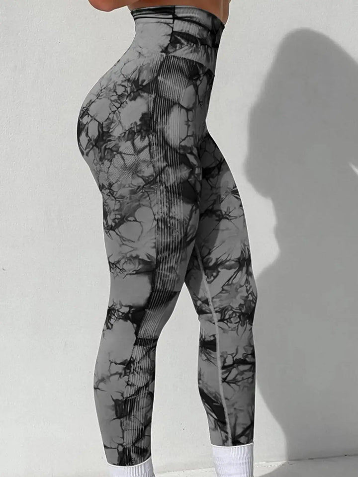 AuraFit™ Seamless Tie-Dye Leggings