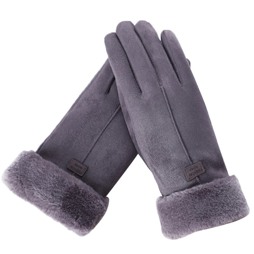 Warm winter gloves for women