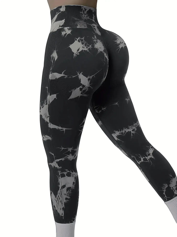 AuraFit™ Seamless Tie-Dye Leggings