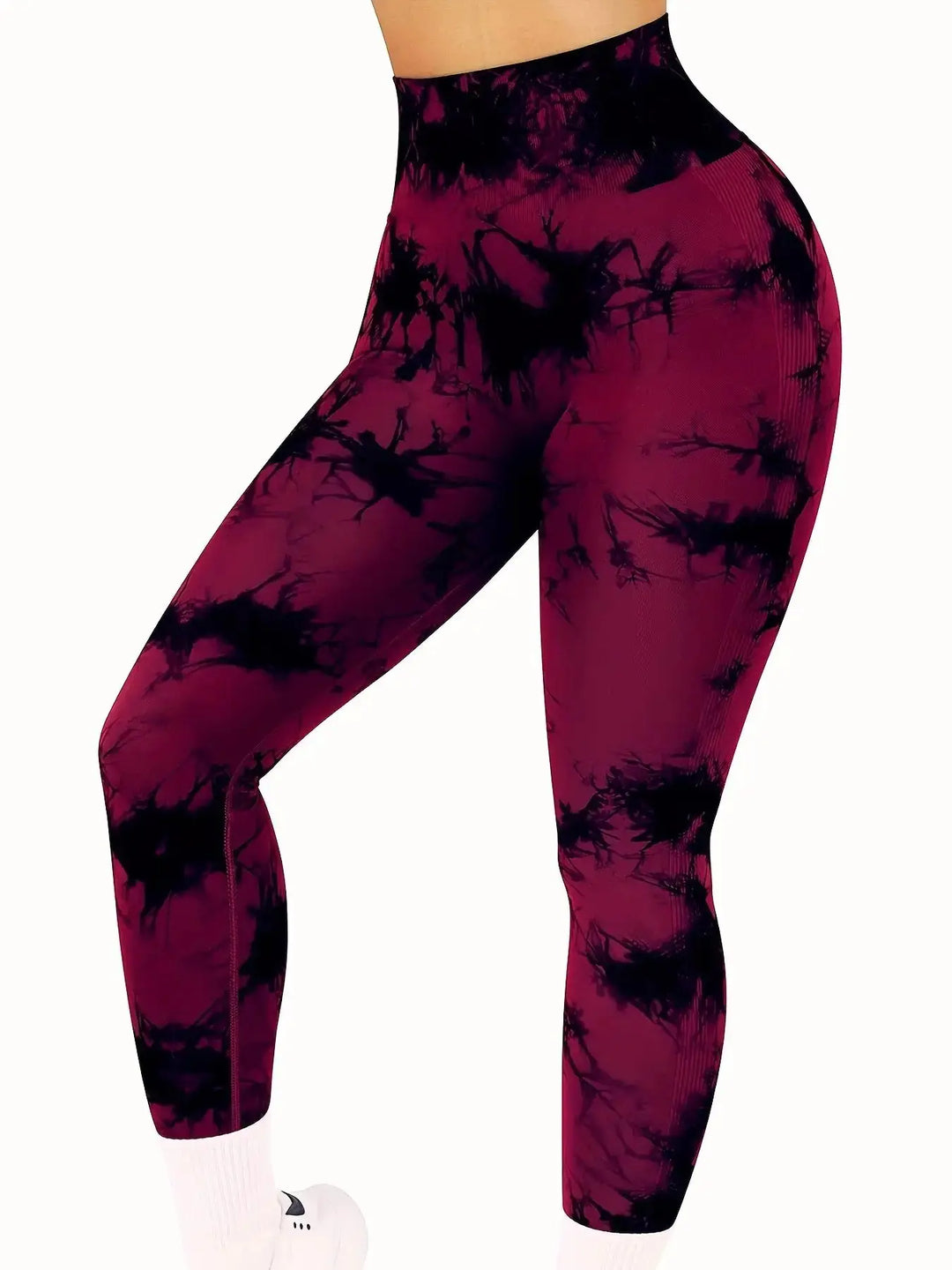 AuraFit™ Seamless Tie-Dye Leggings