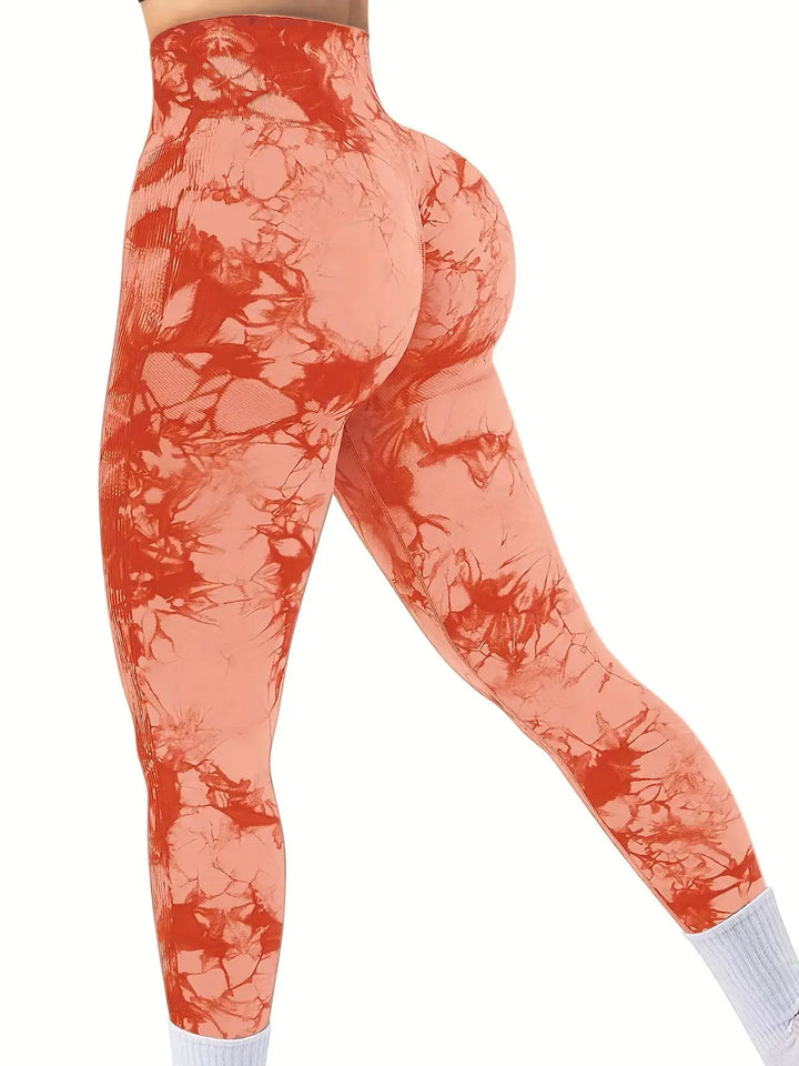 AuraFit™ Seamless Tie-Dye Leggings