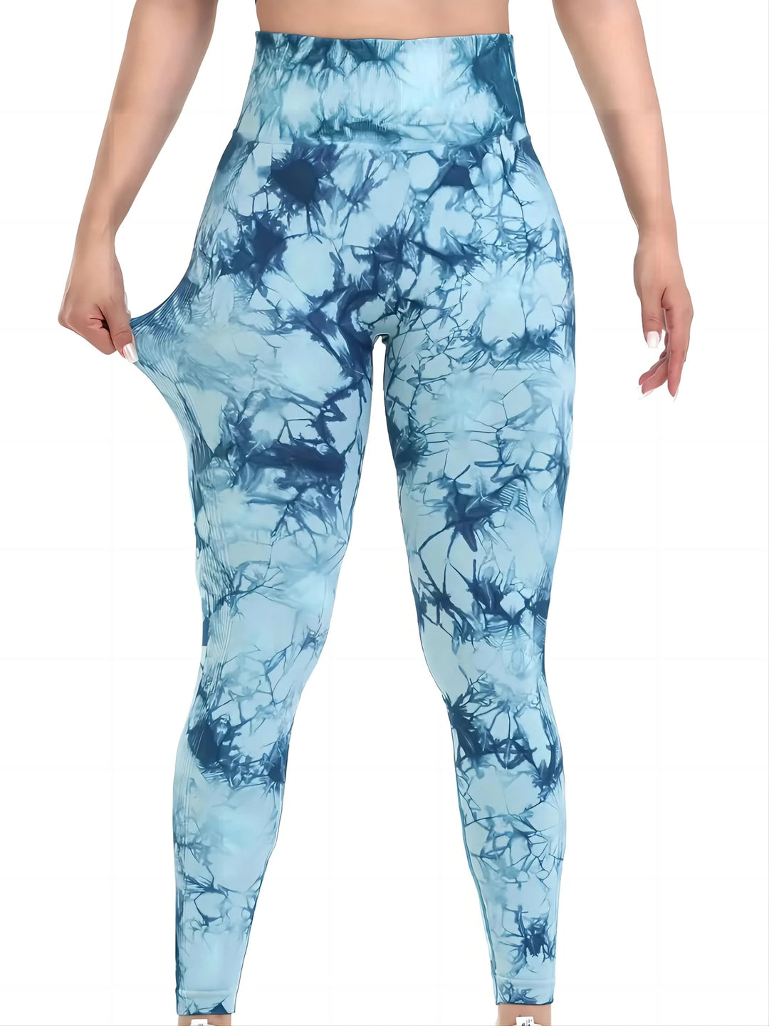 AuraFit™ Seamless Tie-Dye Leggings