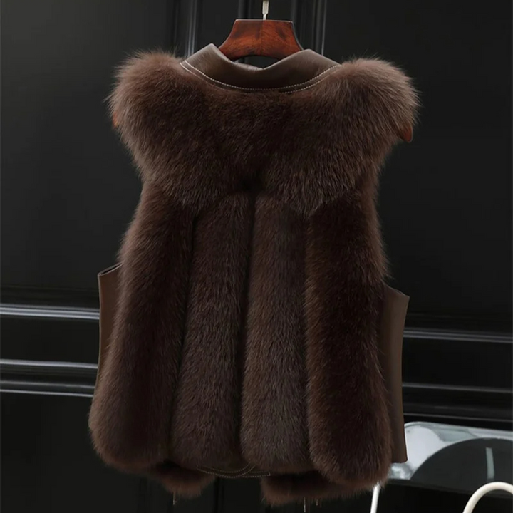 Rose™ | Empress faux fur waistcoat